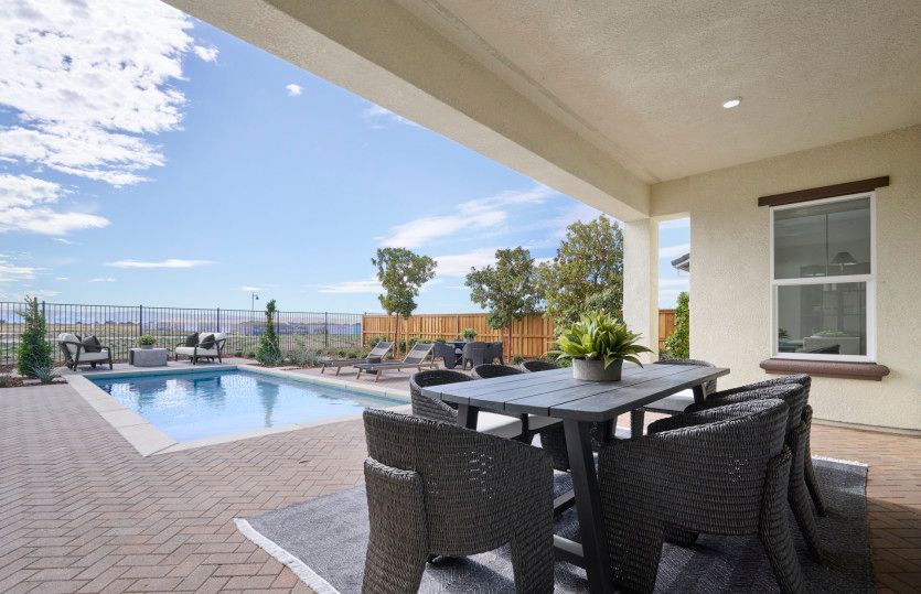 Backyard patio