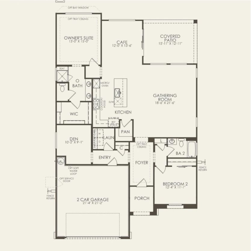 First Floor 2 br / 2 ba