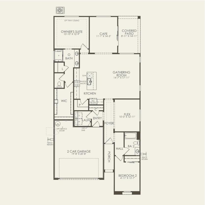 First Floor 2 br / 2 ba
