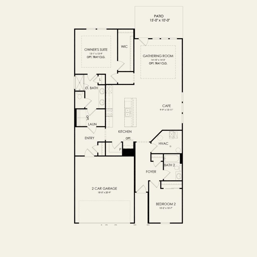 First Floor 2 br / 2 ba