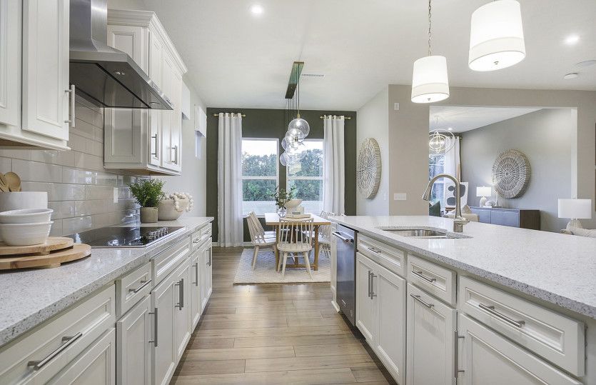 Sleek finishes and a stylish cooking haven.