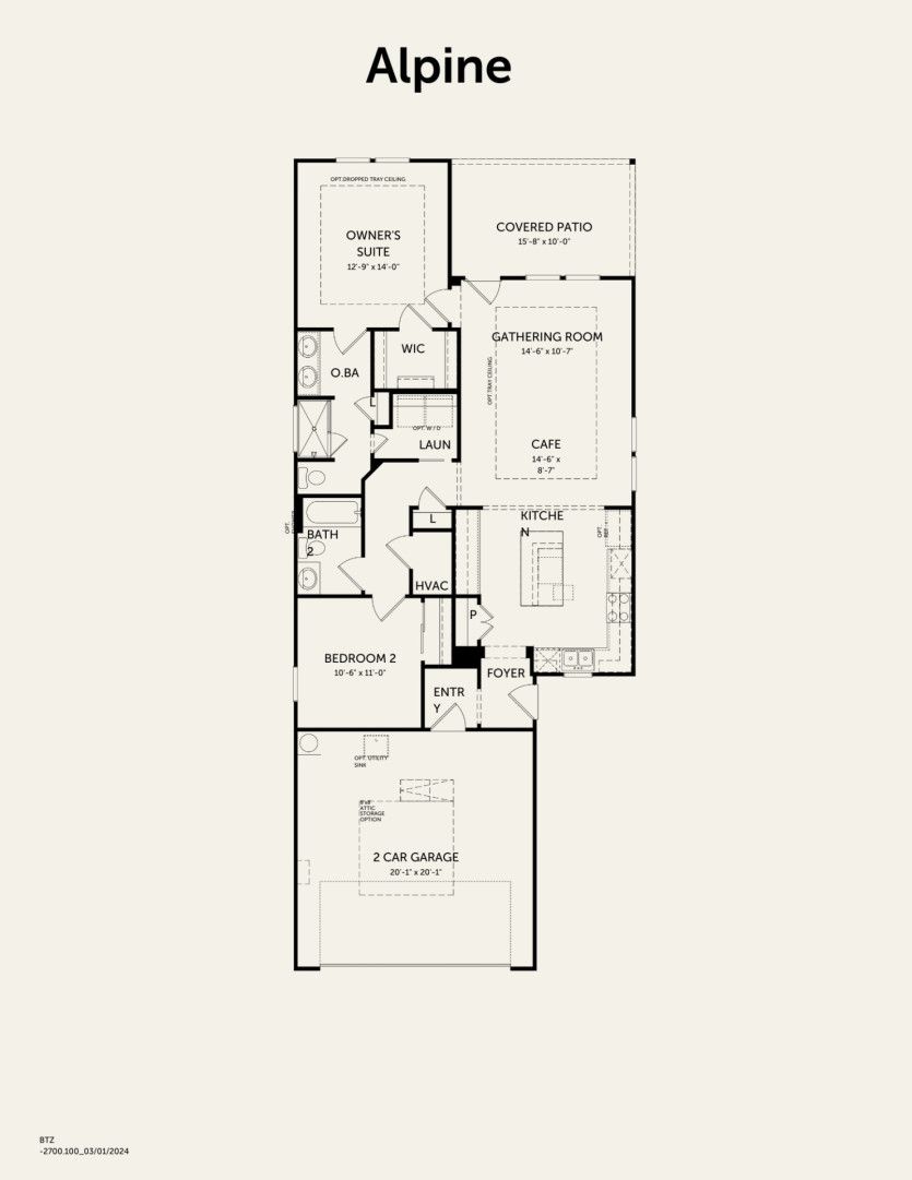 First Floor 2 br / 2 ba