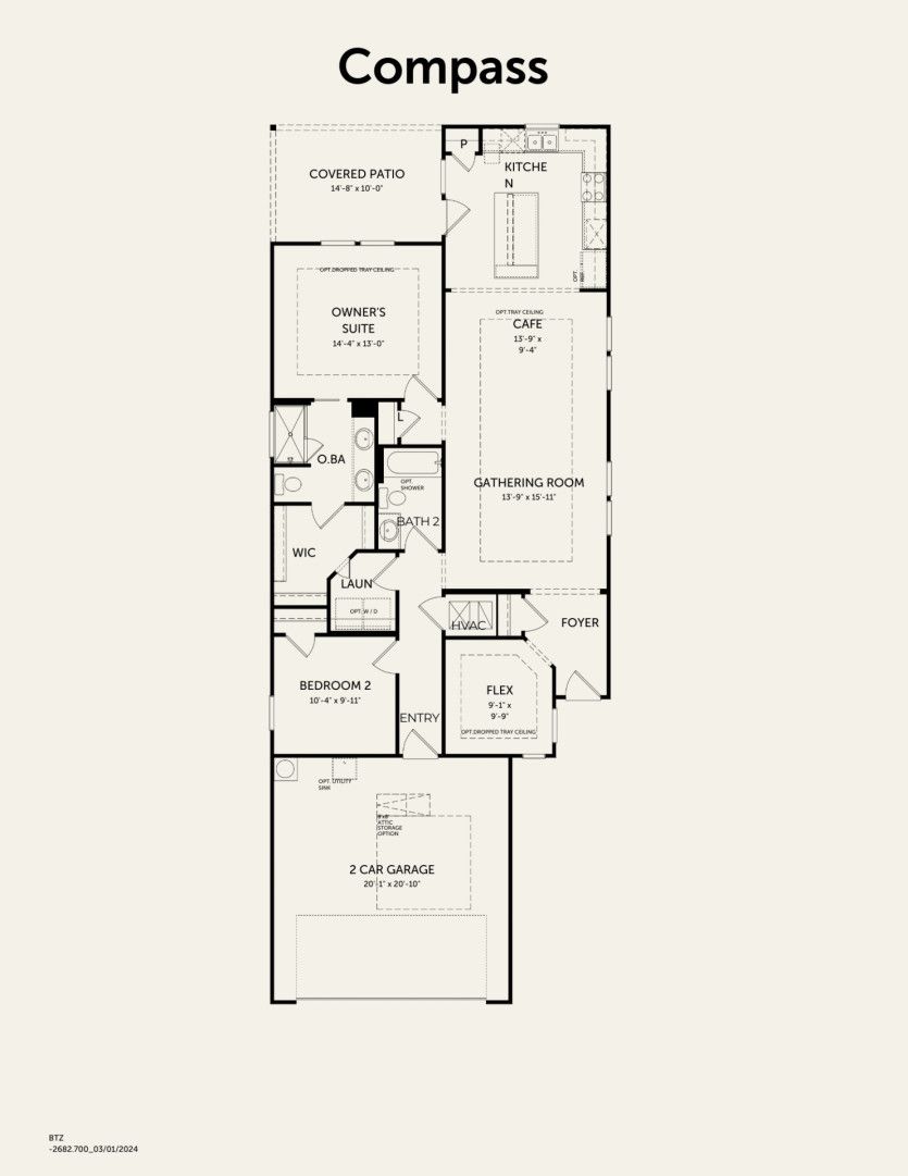 First Floor 2 br / 2 ba