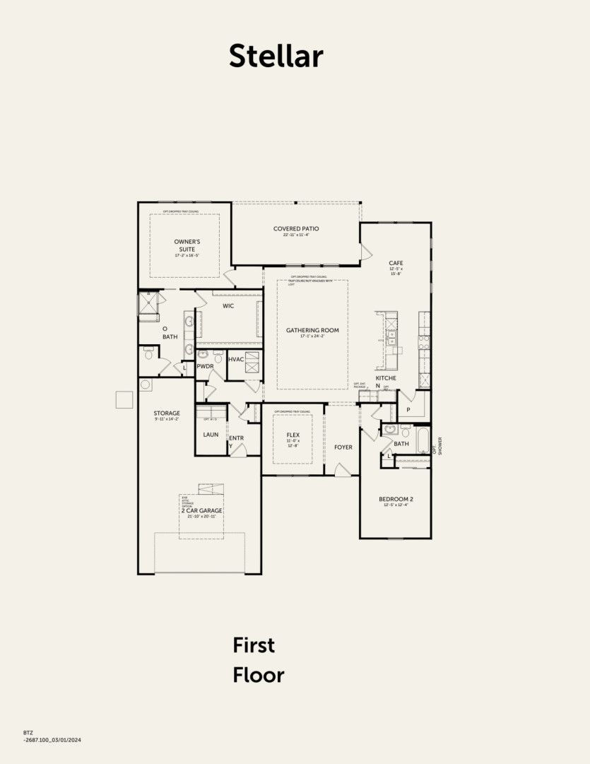 First Floor 2 br / 2.5 ba