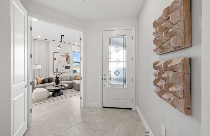 Welcoming foyer