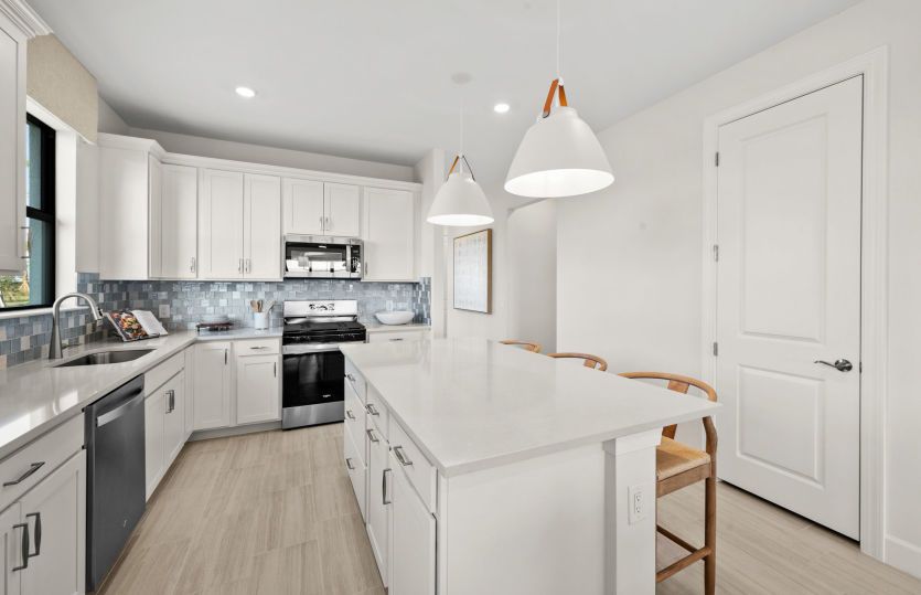 Bright kitchen with tons of natural light