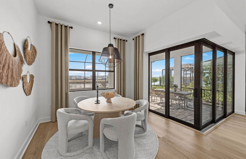 Modern dining spaces in active adult communities