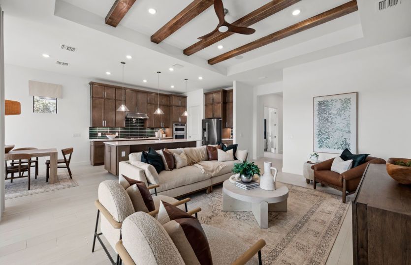 Open-concept living in new construction homes