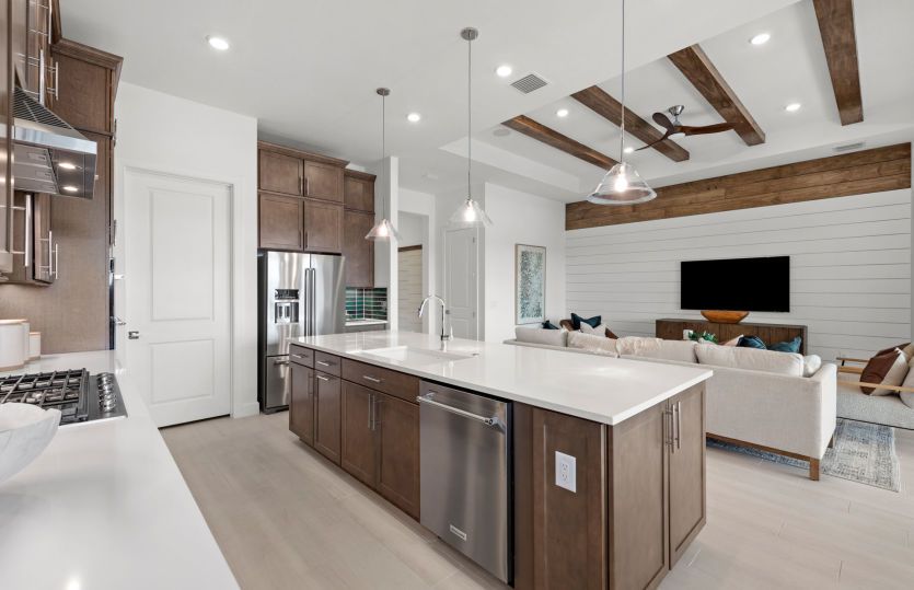 New construction home with an open concept layout in Lakewood Ranch new homes