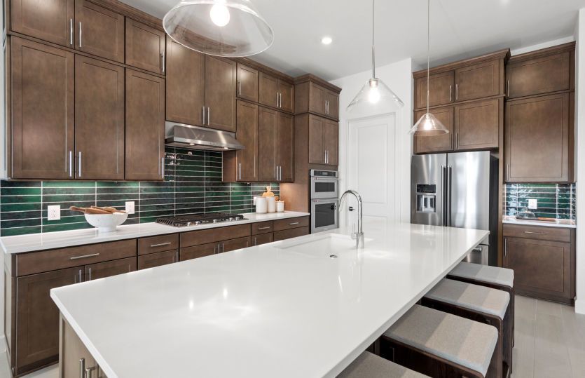 Spacious kitchens perfect for active adult living