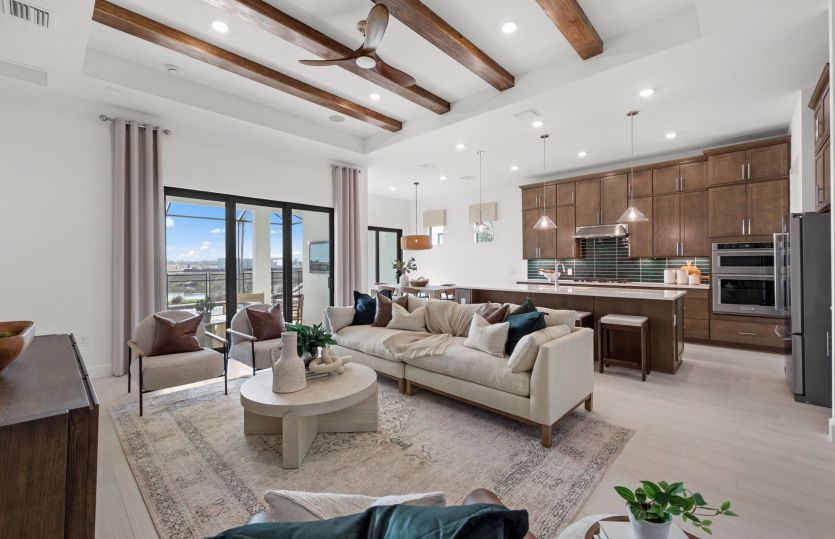 Spacious gathering room in a vibrant 55+ community