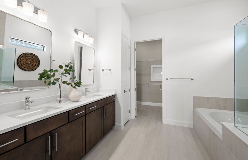Designer bathrooms in new homes for sale now