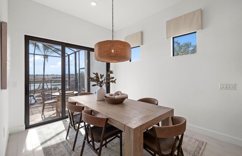 Dine in style in our vibrant 55+ community homes
