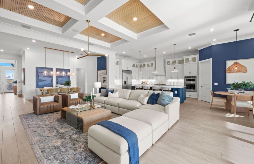 Ideal open concept layout, the ideal new construction home layout