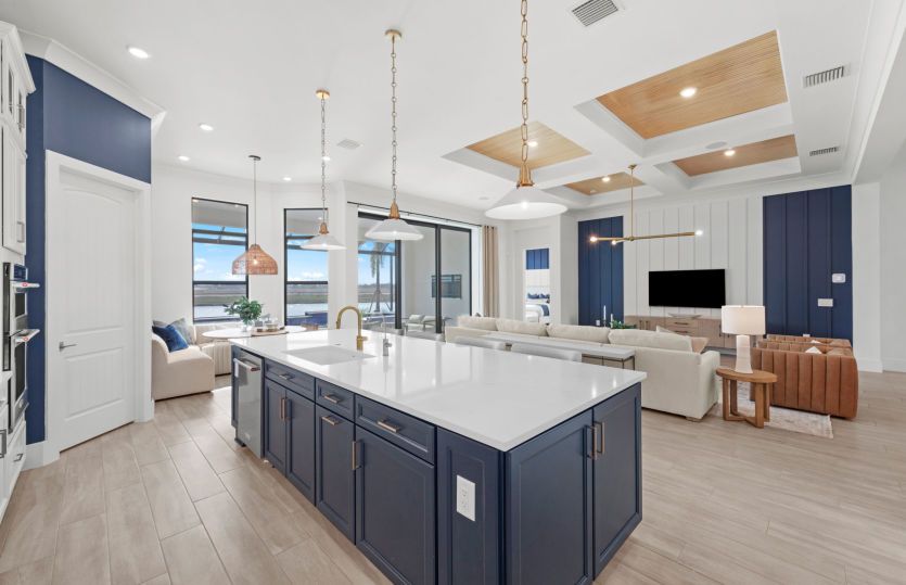 Open concept kitchen, with tons of storage. Ideal new home feature