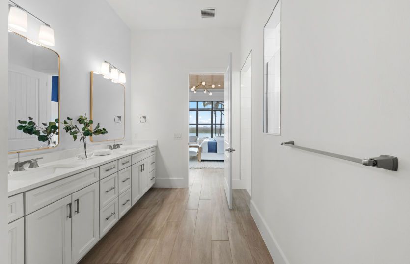 Owner's bathroom with spa like features