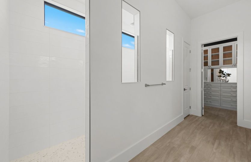 Super walk-in shower option
