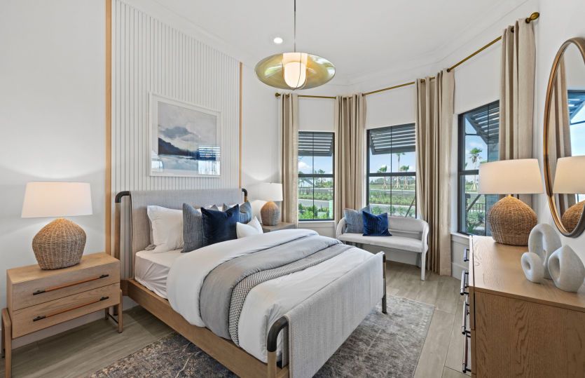 Bed 2, located at the front of the home