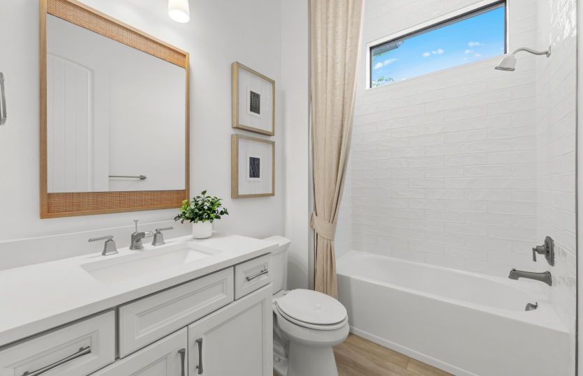 Secondary bathroom