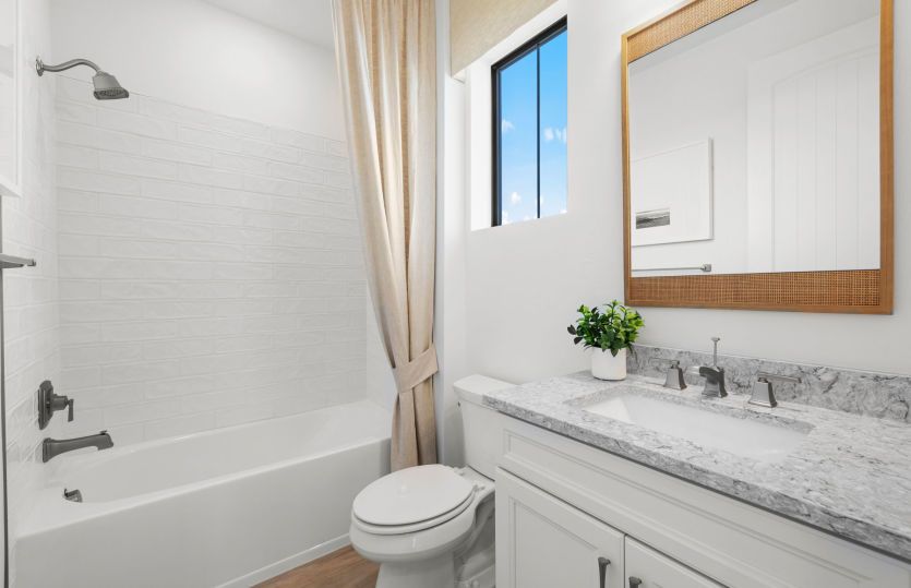 Secondary bathroom