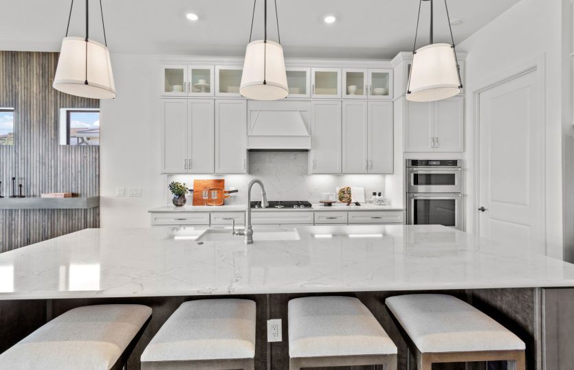Large center island with ample storage