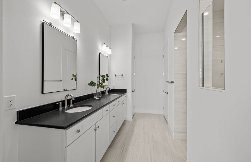 Owner's suite with dual sink vanity
