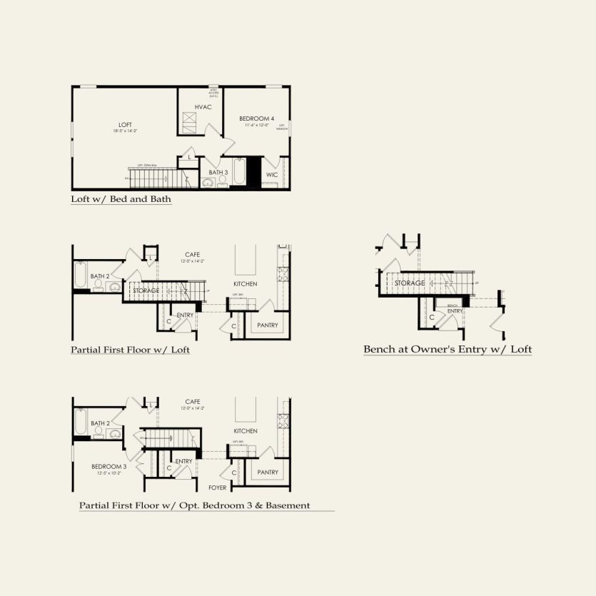 Second Floor 2 br / 2 ba