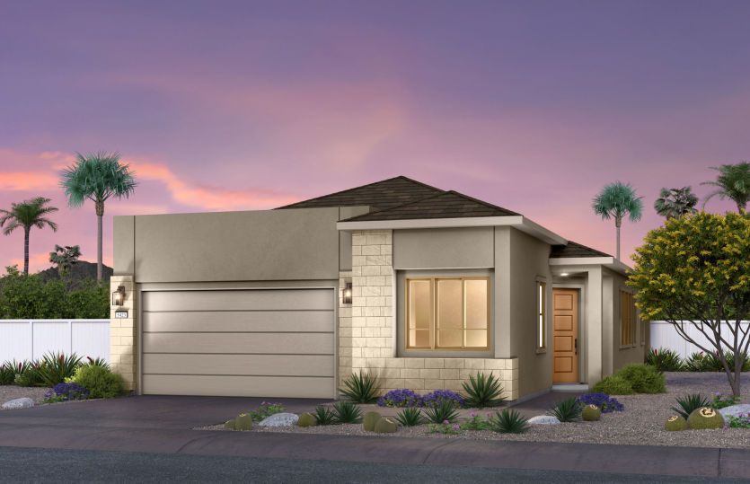Getaway Desert Contemporary Elevation (C)