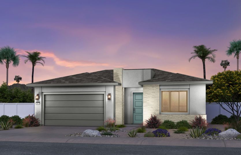 Haven Desert Contemporary Elevation (C)