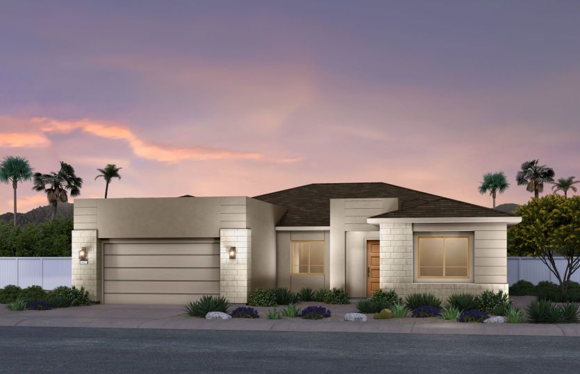 Serenity Desert Contemporary Elevation (C)