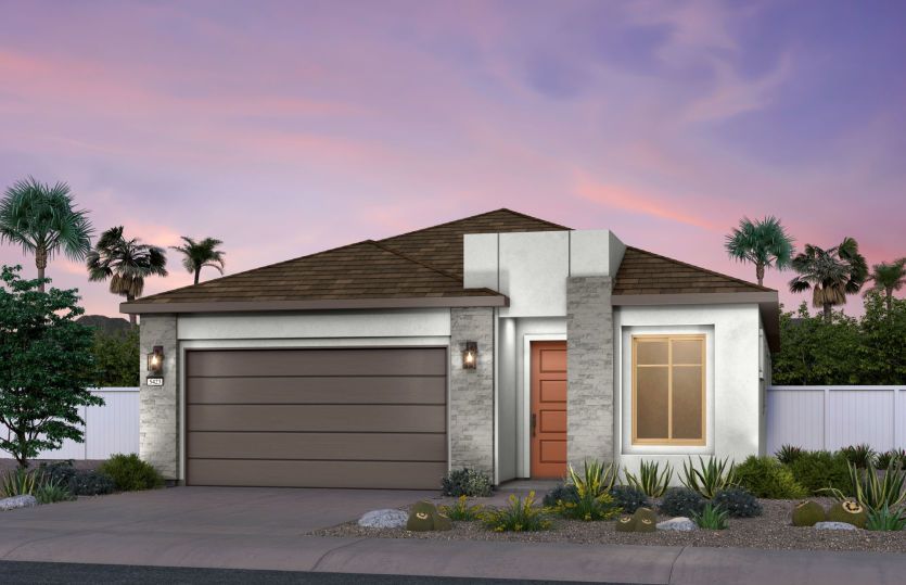 Solitude Desert Contemporary Elevation (C)