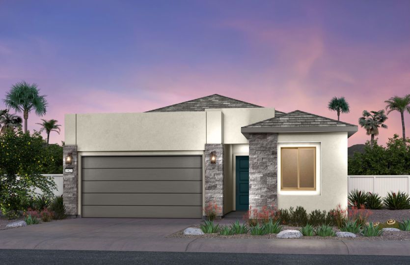 Verbena Desert Contemporary Elevation (C)