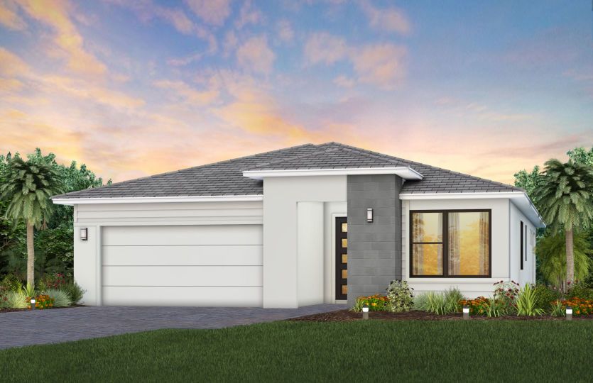 Exterior MD3 with stone