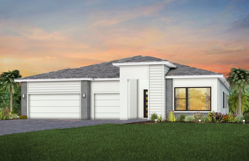 Exterior MD3 with stone