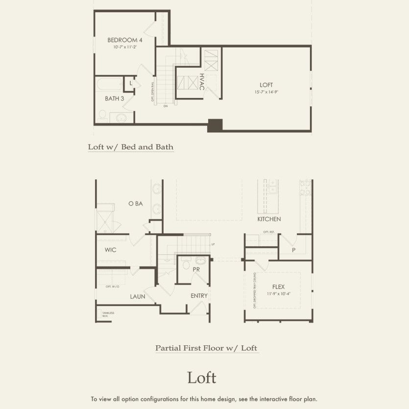 Second Floor 2 br / 2 ba