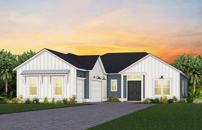 Farmhouse Elevation | FH3