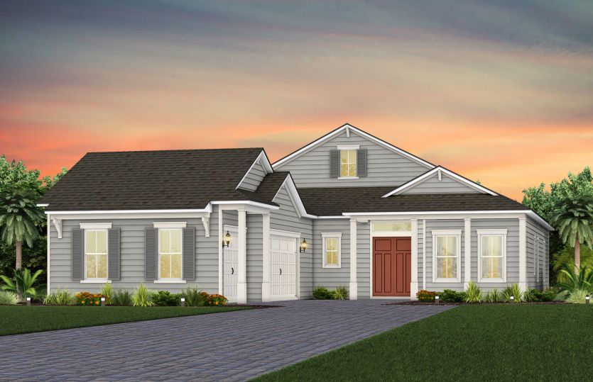 Coastal Cottage Elevation | CA301