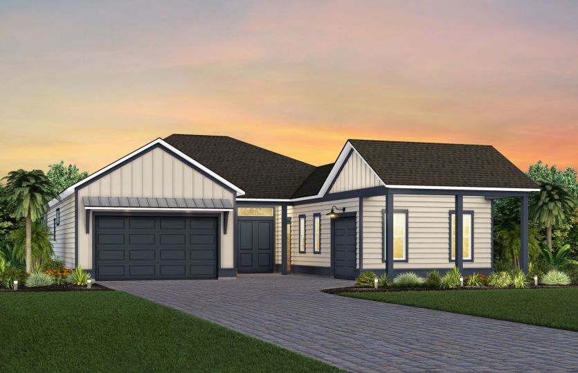 Farmhouse Elevation | FH3