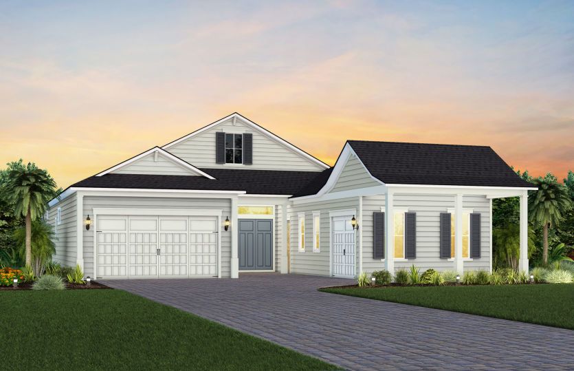 Coastal Cottage Elevation | CA301