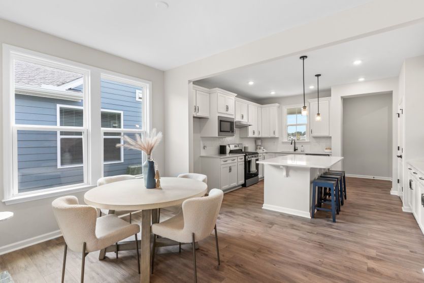 Natural Light Outside of Dining Area  - Model Representation