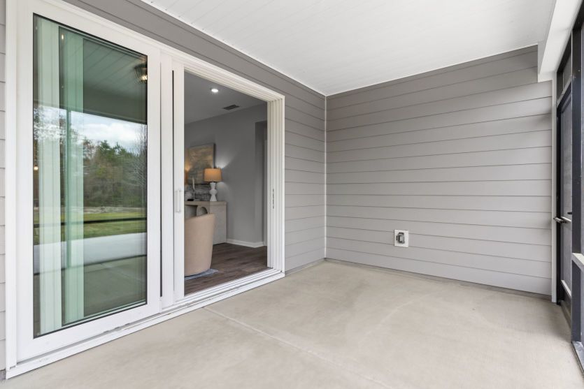 Spacious Screened in porch outside of the Gathering Room - Model Representation