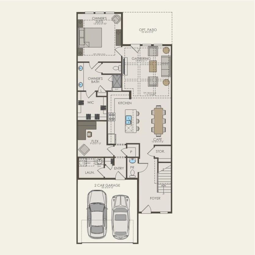 First Floor 3 br / 2.5 ba