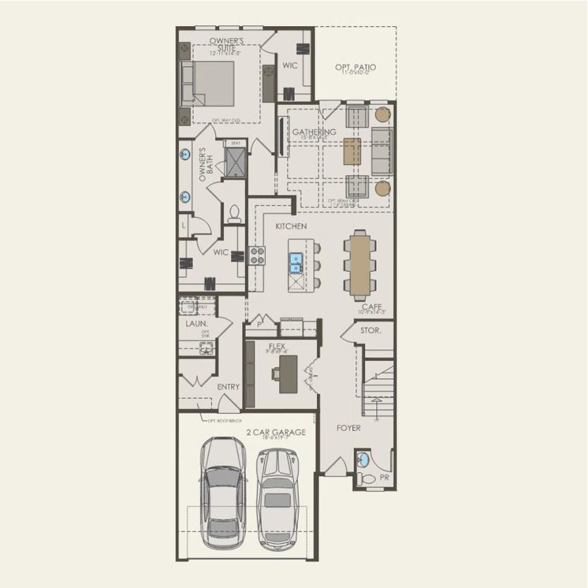 First Floor 3 br / 2.5 ba