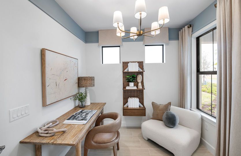 Flex room make it a den with french doors