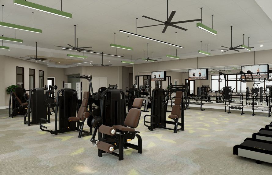 Horizon Fitness Room