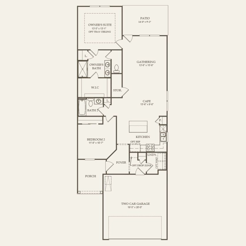 First Floor 2 br / 2 ba