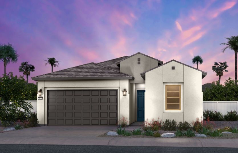 Verbena Modern Spanish Elevation (A)