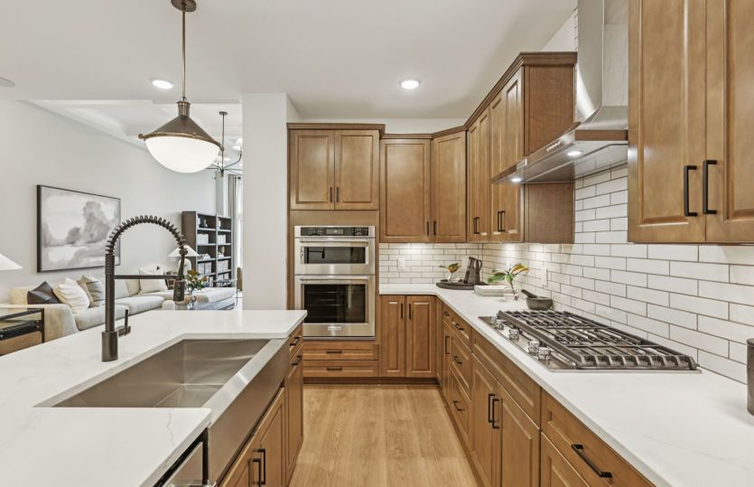 Optional Gourmet Kitchen Opens to the Café and Gathering Room
