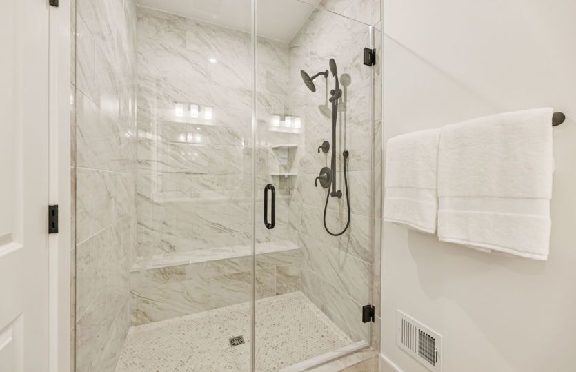 Frameless Shower in the Owner's Suite