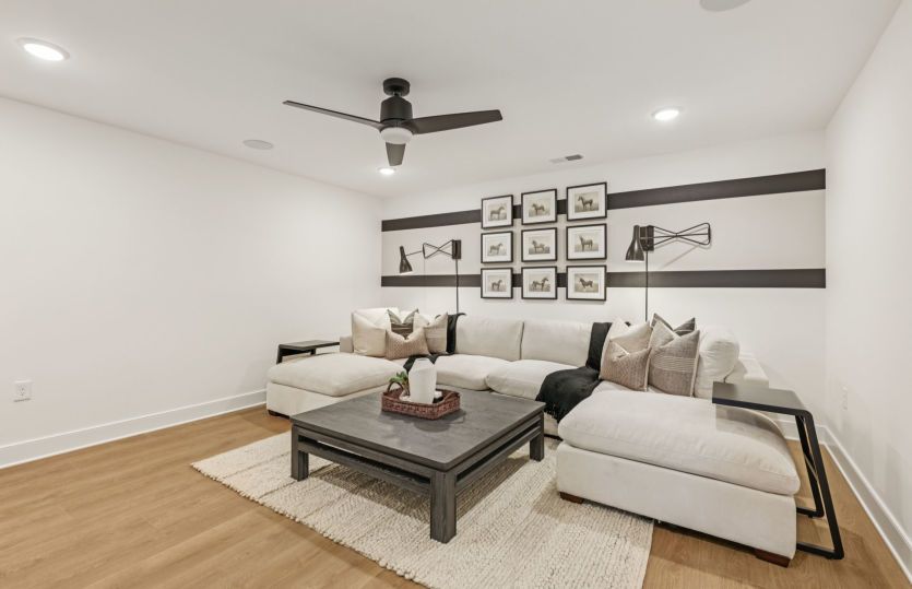 Loft Provides Additional Entertaining Space